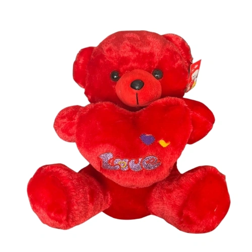  Red Cute Teddy Bear with Heart