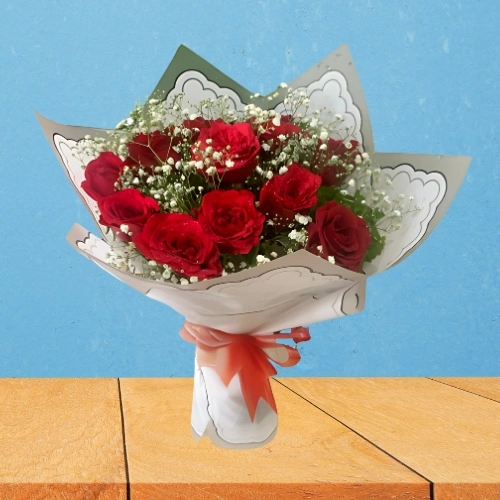 12 Red Roses Bouquet
