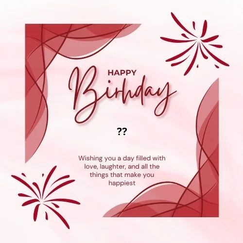 Happy Birthday printed Greeting Card 